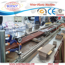 wpc decking machine , wood plastic composite machine , wpc terrace board production line